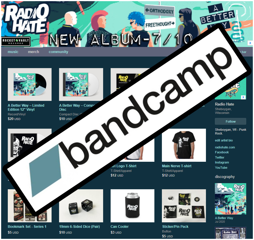 https://radiohate.bandcamp.com/merch